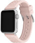 ფოტო #2 პროდუქტის Women's Pink Silicone Strap for Apple Watch 38mm, 40mm, 41mm