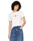 ფოტო #1 პროდუქტის Women's Cotton Relaxed-Fit Crest-Logo T-Shirt