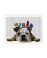 Фото #1 товара Fab Funky English Bulldog and Birds Canvas Art - 27" x 33.5"