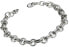 Silver bracelet with diamond Charm Statement DL071