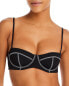Onia 299230 Women Flora Seamed Underwire Bikini Top Size M