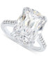 Фото #1 товара Кольцо Arabella Oval Zirconia Silver 15-5/8 ct.