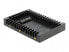 Фото #2 товара Delock 3.5? Installation Frame for 2.5? SATA drive black - 8.89 cm (3.5") - Storage drive tray - 2.5" - Serial ATA III - Black - Plastic