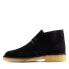 Фото #10 товара Clarks Desert Boot 221 26155855 Mens Black Suede Lace Up Chukkas Boots
