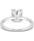 ფოტო #6 პროდუქტის Moissanite Engagement Ring (2-5/8 ct. t.w. DEW) in 14k White Gold