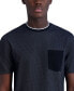 Men's Slim-Fit Textured Pocket T-Shirt, Created for Macy's