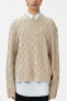 Фото #5 товара Oversized Cable-knit Sweater