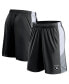 Фото #2 товара Men's Black Las Vegas Raiders Prep Colorblock Shorts