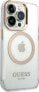 Guess Guess GUHMP14XHTRMD iPhone 14 Pro Max 6,7" złoty/gold hard case Metal Outline Magsafe NoSize