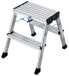 Фото #1 товара Krause 130037 - Aluminium - Aluminium - Black - 2 steps - TUV - EN14183 - 450 mm - 2.15 kg