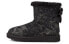 UGG Mini Bailey Bow Glimmer 1125795-BLK Sparkling Boots