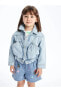 Фото #1 товара Джинсовая куртка для девочек LCW baby Uzun Kollu