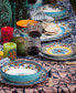Фото #7 товара Zanzibar 4 Piece Pasta Bowl Set
