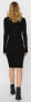 Фото #2 товара Women´s dress VMWILLOW Slim Fit LS SWEETHEART DRESS GA NOOS 10250951 Black