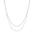 18K Gold Plated or Silver Plated Double Layered Necklace