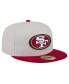 ფოტო #4 პროდუქტის Men's San Francisco 49ers Stoney 59FIFTY Fitted Hat