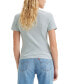 Фото #2 товара Women's Slim Fit Honey Ribbed Logo T-Shirt