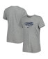 ფოტო #2 პროდუქტის Women's Gray Tottenham Hotspur Varsity Space-Dye T-shirt