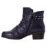 Propet Roxie Zippered Booties Womens Blue Casual Boots WFX135LNVY