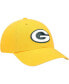 ფოტო #4 პროდუქტის Men's Gold-Tone Green Bay Packers Secondary Clean Up Adjustable Hat