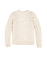 Фото #3 товара Women's Cable Knit Fisherman Sweater