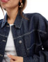 Фото #2 товара Pimkie rinsed denim jacket in indigo wash