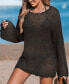Фото #3 товара Women's Seaside Whispers Crocheted Cover-Up