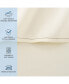 Фото #2 товара Arkwright Bulk Flat Microfiber Sheets - (6 Pack) Color-Coded Hem Threads Bedding Essentials Supplies for Rental Properties, College Dorm Rooms or Households, Color Options, Twin