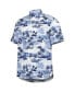 Фото #3 товара Men's Navy Houston Texans Sport Tropical Horizons Button-Up Shirt
