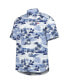 Men's Navy Houston Texans Sport Tropical Horizons Button-Up Shirt