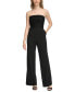 Фото #1 товара Women's Ruched-Bodice Strapless Jumpsuit