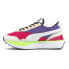 Фото #3 товара Puma Cruise Rider Flair Lace Up Womens Purple Sneakers Casual Shoes 381654-02