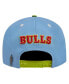 Фото #2 товара Men's Light Blue, Green Chicago Bulls Retro Program 2-Tone Snapback Hat