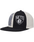Фото #1 товара Бейсболка Mitchell&Ness мужская кремовая Brooklyn Nets Hardwood Classics Pop Snapback Hat