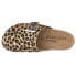Фото #4 товара COCONUTS by Matisse Zella Leopard Buckle Mules Womens Brown Flats Casual ZELLA-0