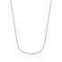 Delicate necklace with clear crystals Desideri BEIN006