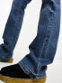 Фото #8 товара Stradivarius straight bootcut jean in dark wash