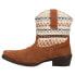 Фото #3 товара Roper Dusty Snip Toe Cowboy Booties Womens Brown Casual Boots 09-021-0191-3388