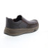 Фото #8 товара Skechers Calabrio Bazley 205006 Mens Brown Leather Lifestyle Sneakers Shoes