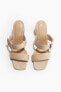 Фото #3 товара Buckle-detail Heeled Sandals