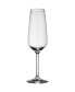 Фото #3 товара Voice Basic Flute Champagne Glasses, Set of 4