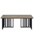 Фото #2 товара Zudora Coffee Table, Antique Oak & Black Finish