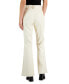 Фото #2 товара Juniors' Glossy High Rise Faux-Leather Flare Jeans