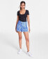 Фото #1 товара Women's Printed Pleated Shorts, Created for Macy's