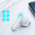 Słuchawki TWS bezprzewodowe ENC wodoodporne IPX4 Bluetooth 5.3 biały
