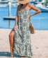 ფოტო #2 პროდუქტის Women's Ornate Print Cami Maxi Beach Dress