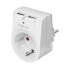 Фото #1 товара LogiLink PA0246 - Straight - Straight - 230 V - 50 Hz - 16 A - White