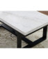 Фото #3 товара Steve Silver Lucca 48" Marble Top Cocktail Table