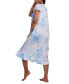 ფოტო #2 პროდუქტის Women's Cotton Floral Ruffled Nightgown