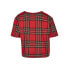 URBAN CLASSICS Tartan Oversized T-shirt